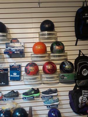 WHY YES WE DO HAVE A PRO SHOP, YOU CAN ORDER BOWLING BALLS GET THEM FITTED AND WE HAVE ACCESSORIES TOO!!
 PBA CERTIFIED TRAINING AVAILABLE.