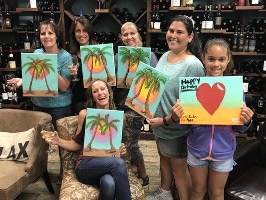 Wine & Canvas night