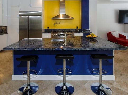 Blue Bahia Granite Kitchen- Boynton Beach FL