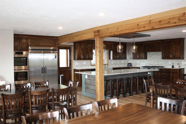 Kitchen and Dining Area