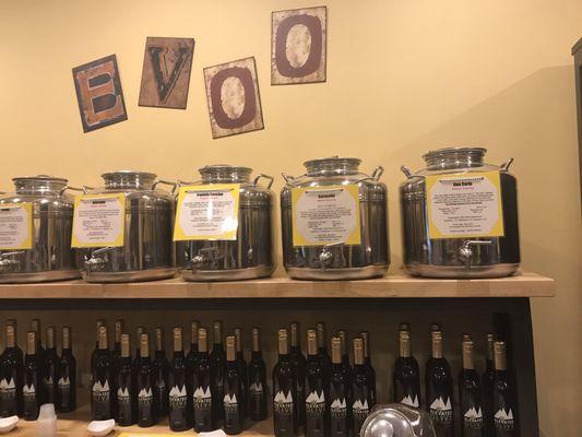 The wall of base EVOO