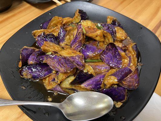 45. Eggplant with Garlic Sauce