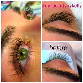 Before & After Semi-permanent Eyelash Extension Transformation!