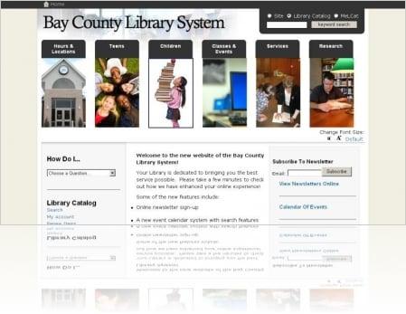 Bay County Library Website