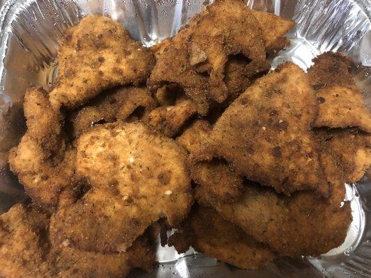 Tray of 12 delicious chicken cutlets $20