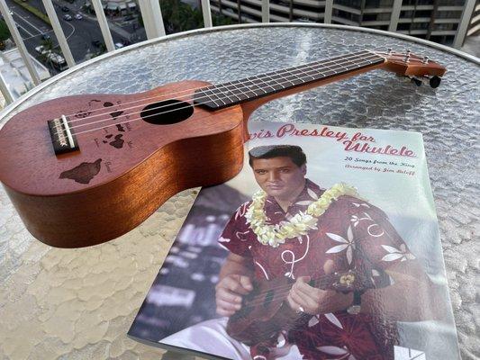 Ukulele and Elvis music book