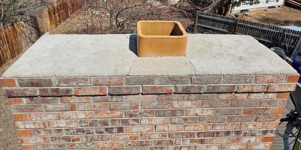 a cracked crown can cause leaking that damages the inside chimney and damper