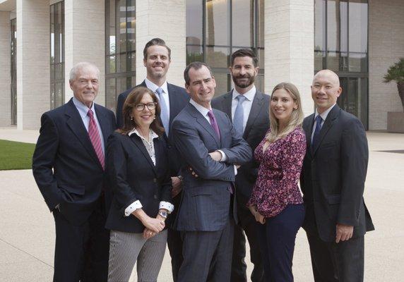 Pictured from left to right, are: Jeffery Vieth, Teresa Wagner, Kurt Beimfohr, John G. Prichard, Miles Yourman, Erica Berger, and Ivan Lee.