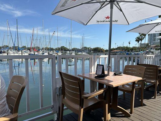 Deck dining