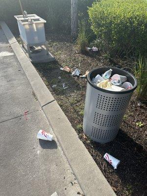 9am trash scattered