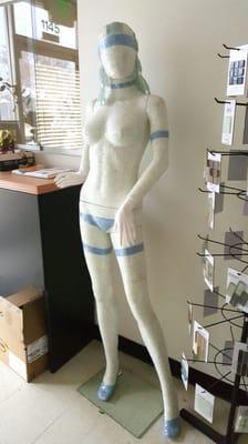 Fancy Female Mannequin in Mosaics