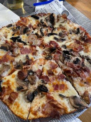 Bacon and mushroom