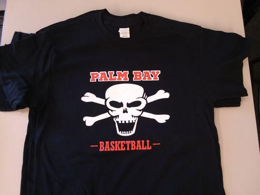 Screen printed shirts for Palm Bay High School