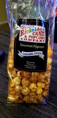 I wish I bought a few more bags. Caramel-cheese popcorn is good!