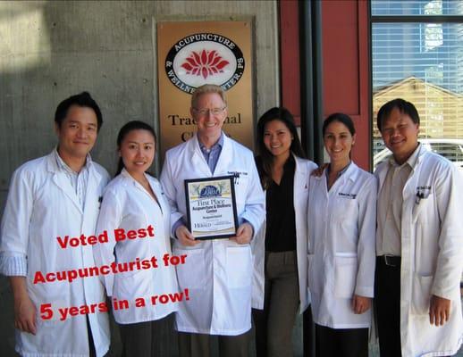 Voted Best Acupuncturist in North Kitsap for 5 years in a row!