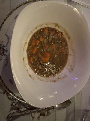 Lentil soup