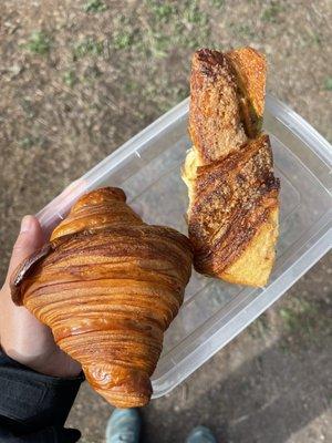 Plain Croissant & Apple Danish