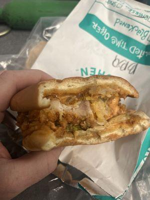 Ghost pepper chicken sandwich