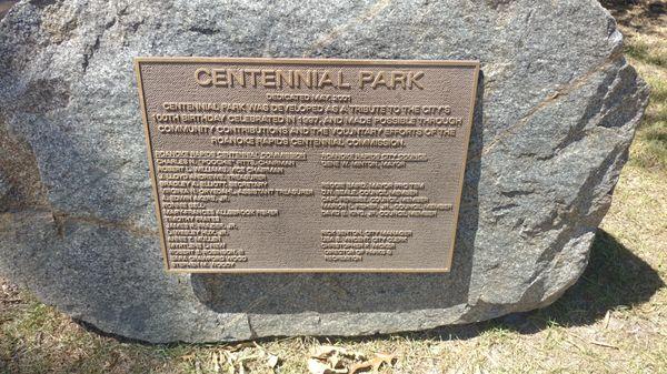 Centennial Park, Roanoke Rapids NC