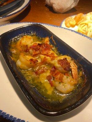 Parmesan-bacon Endless Shrimp - Garlic Shrimp Scampi (Initial)