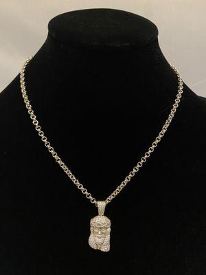 Sterling silver chain & pendant for sale