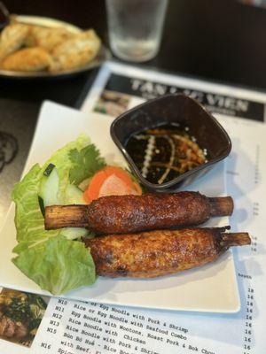 A3. Shrimp Paste on Sugarcane Skewers