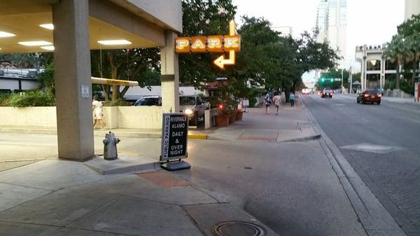 Entrance on Market St