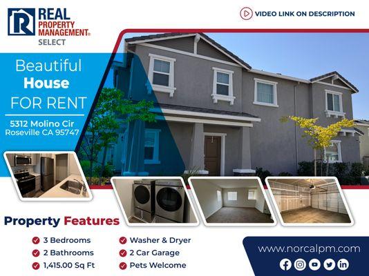 Rent: $2,595/month. Utilities included up to $250/month.
Video Tour: https://youtu.be/4ynYT11_WXM
 Apply now at: https://bit.ly/MolinoCir