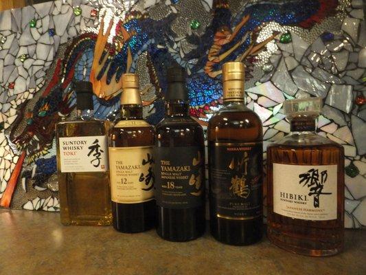 Some of our Japanese Whiskey