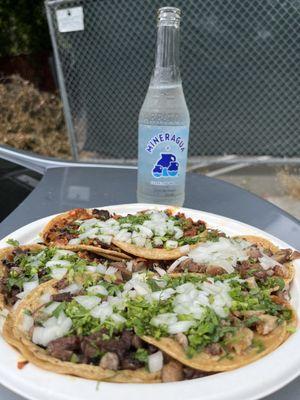 Tacos by a construction site