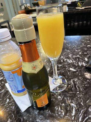 Appreciate the mimosa to go