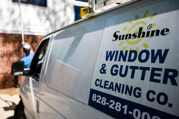 Sunshine Window Cleaning Van