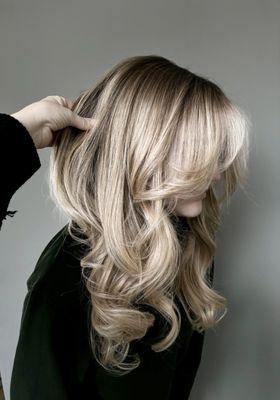 Blonde highlights