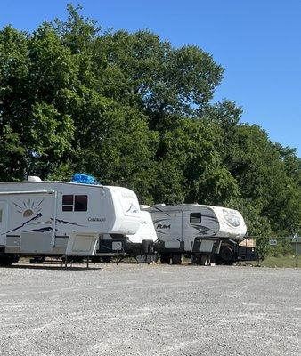 A view of one of our boat/RV parking areas