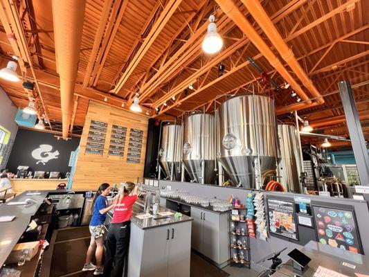 The vibe is perfect for a brewery!