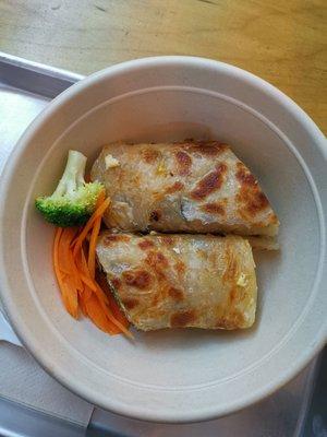 Scallion pancake burrito!