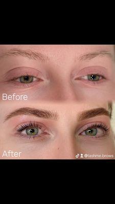 Brow Tint + Lash lift and tint