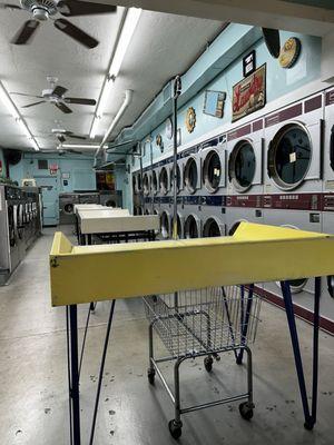 Wall of dryers