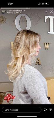 Ombre balayage & haircut &style