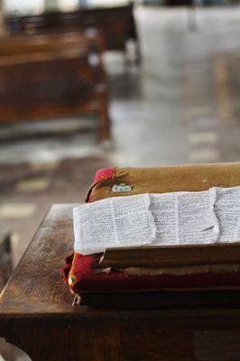 In the chapel