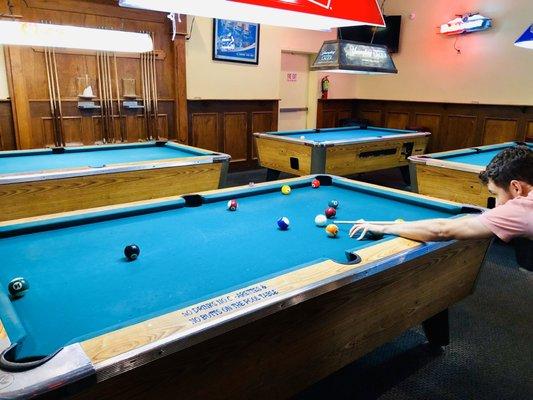 Pool tables