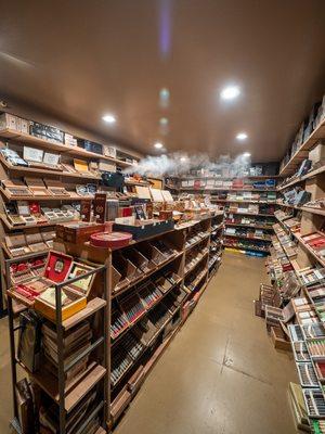 Hundreds of different cigars to choose from!