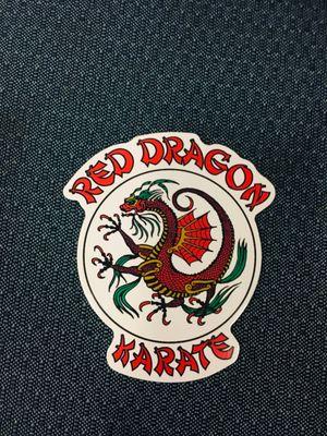 Red Dragon Karate Sticker