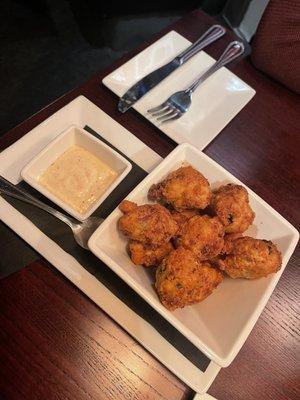 Crab beignets - not very good