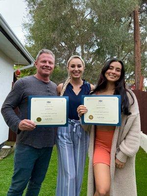 Julie Ann Dawson with her students who received their Reiki Master Teacher certification