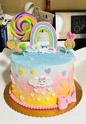 One year olds birthday cake