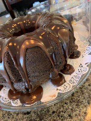 Chocolate bunt cake