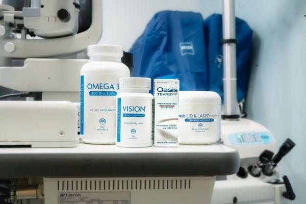 Oasis Dry Eye Products at The Eye Center - Eye Exam