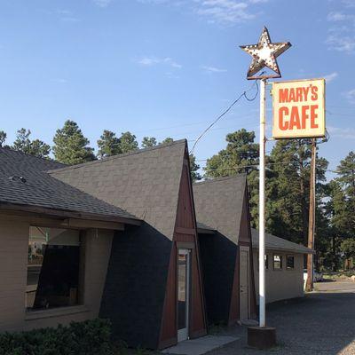 Entrance at Mary's Cafe