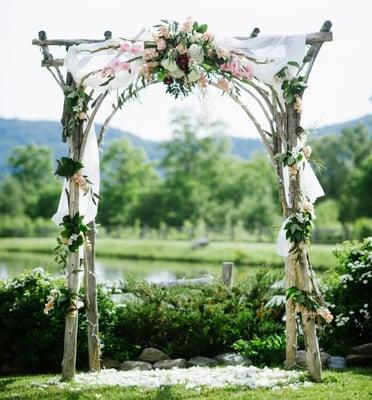 Arbor at The Ponds, decorated by Kathy and Company